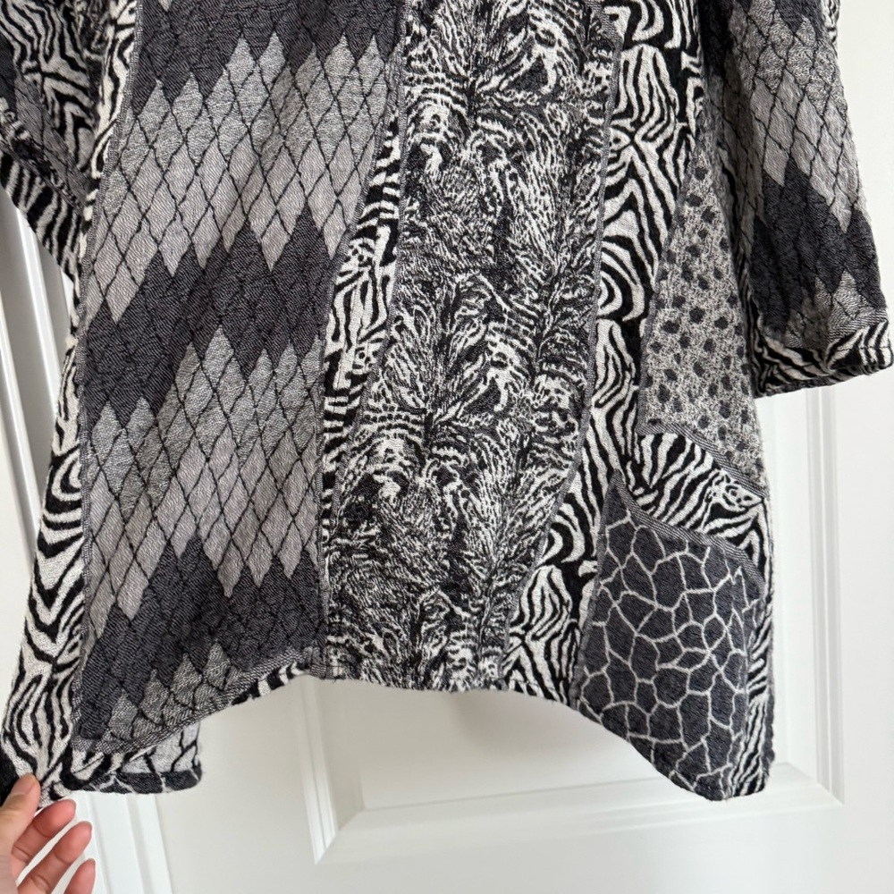 Soft Surroundings S/M Patchwork Mixed Animal Prin… - image 6